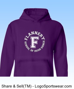 Adult "F" Logo Hooded Sweatshirt Design Zoom